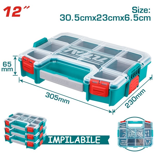 Valigetta porta minuteria 12" 305x230x65mm